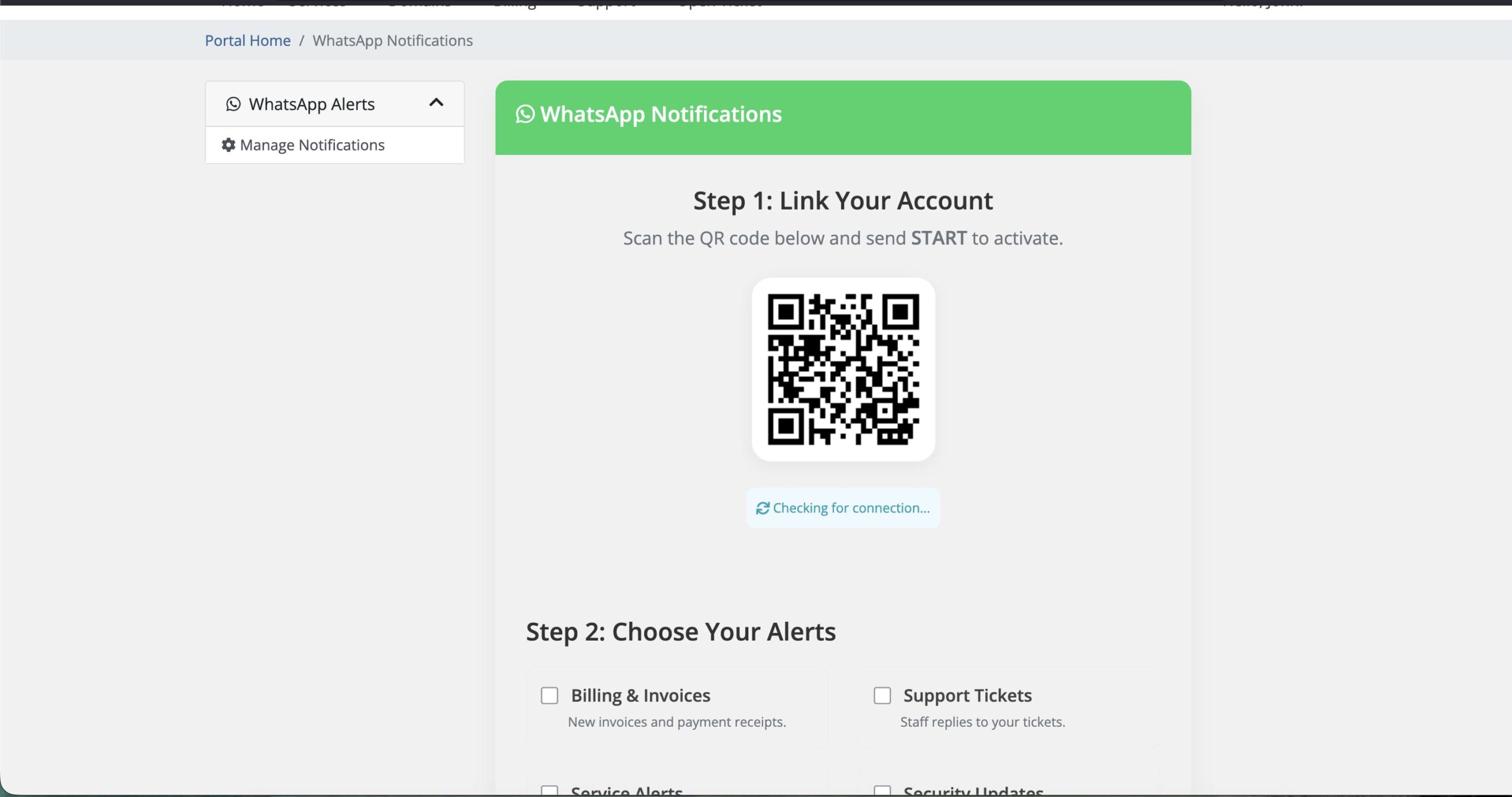 WhatsApp Notifications for WHMCS - Image 3