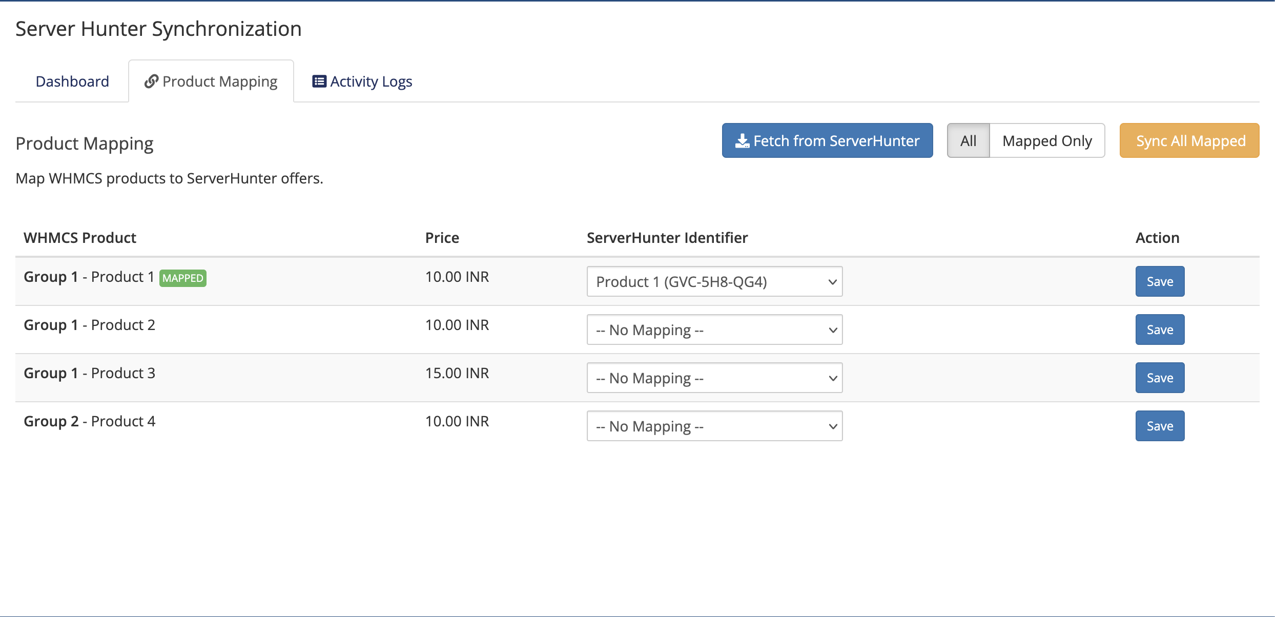 ServerHunter Sync Module for WHMCS - Image 4
