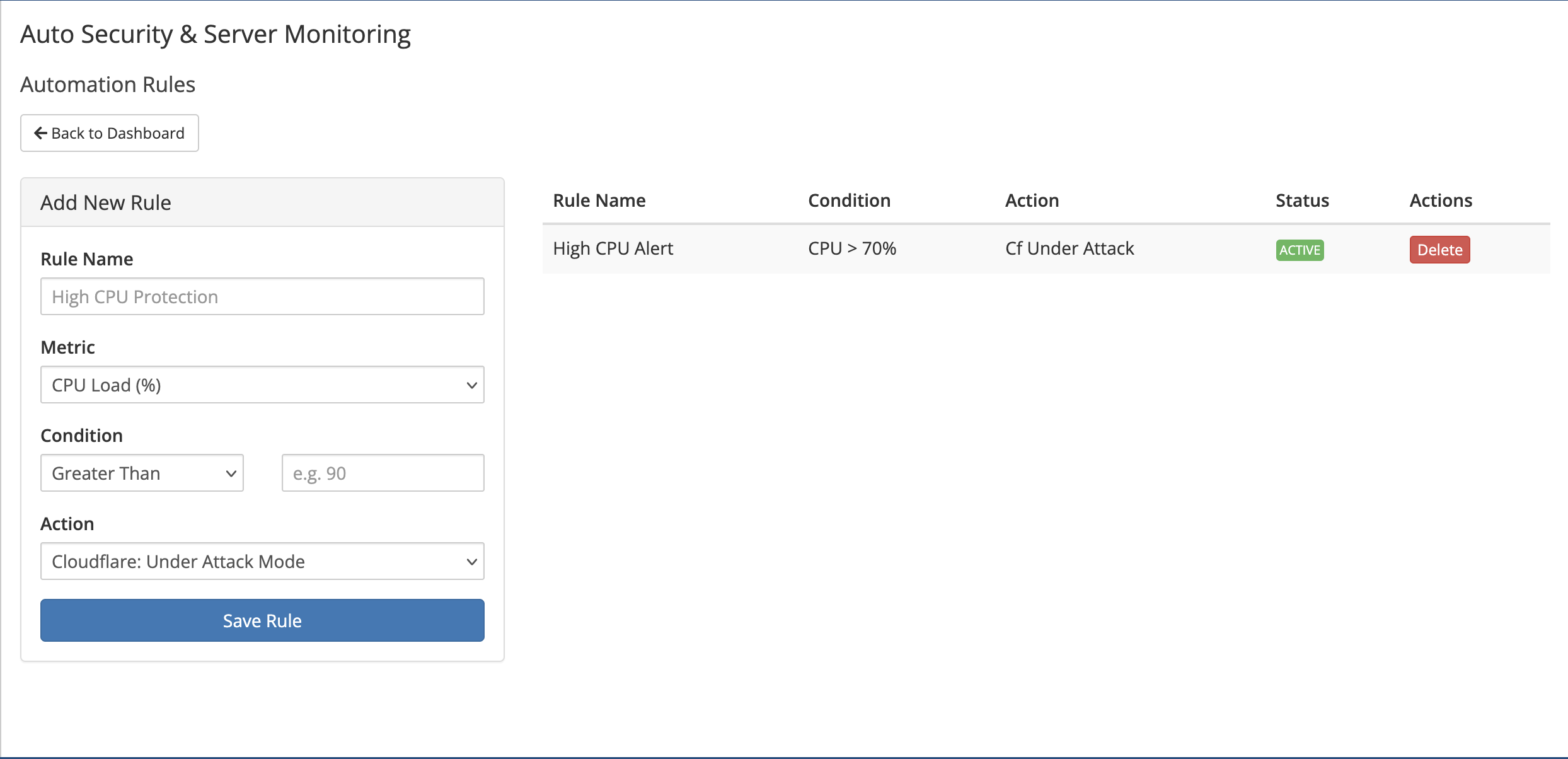 Auto Security & Server Monitoring Module for WHMCS - Image 5