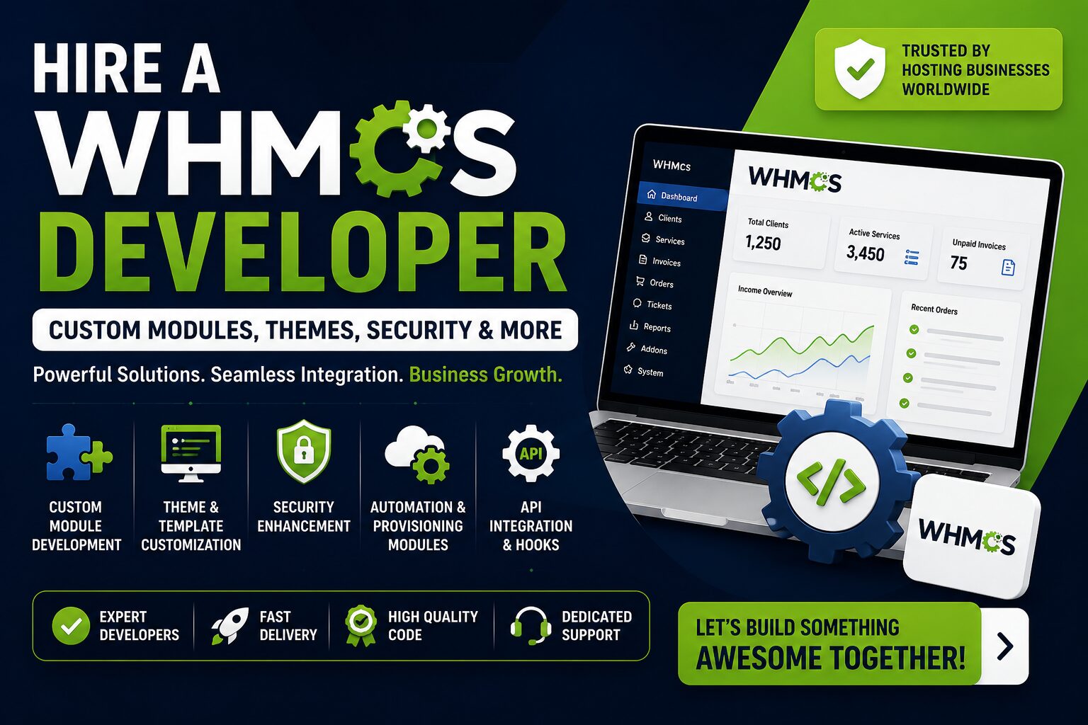 hire whmcs develope